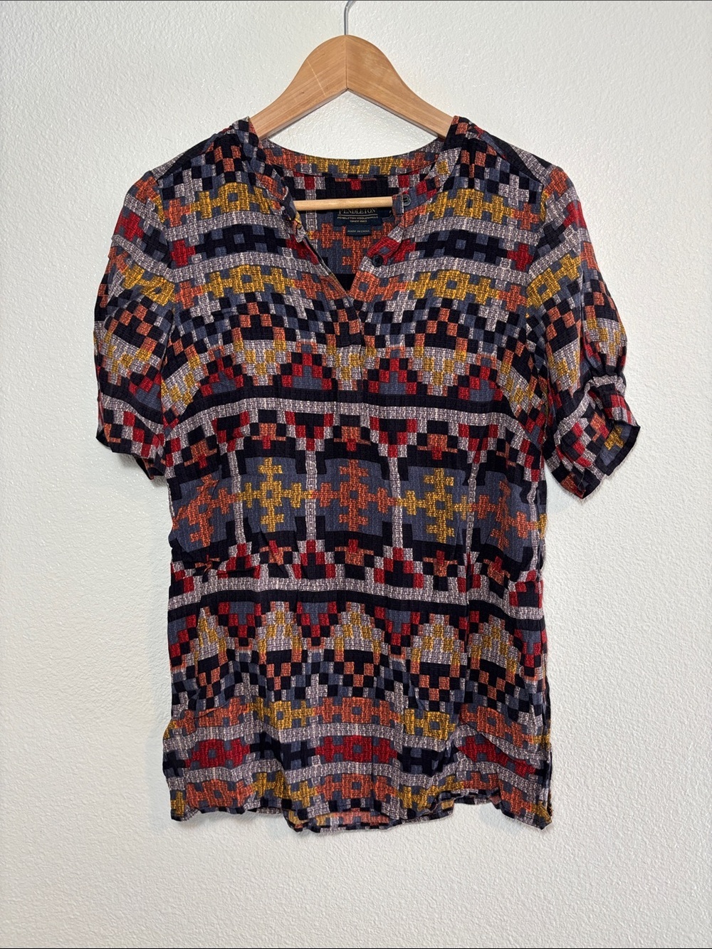 Pendelton Stella Aztec Blouse Size 8 | Southwestern Style